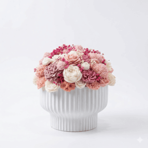 eco luxe aromatherapy blooms, hand poured soy wax flowers for home décor & gifting