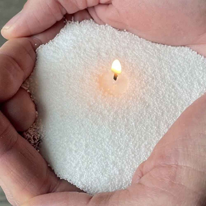 pearl sand wax for candle making – plant based granulated candle wax, no melting required.