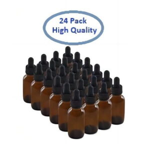 amber glass dropper bottles uv protection for light.
