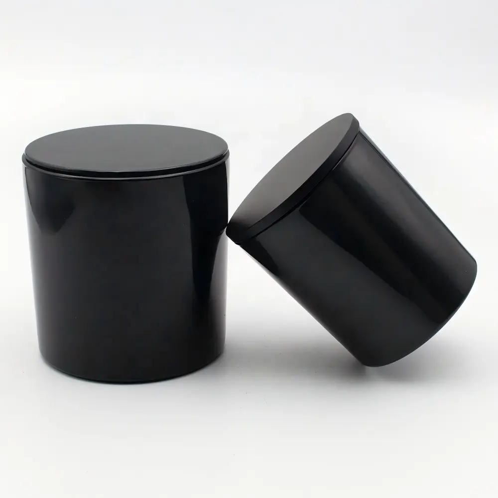 Black Glass Jar 200ml