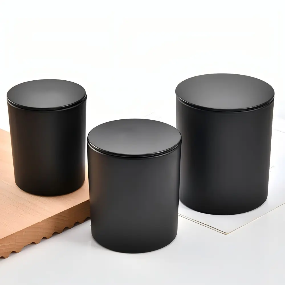 Black Glass Jar 200ml